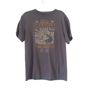 The Dreamer 1976 World Tour Unisex Graphic Short Sleeve‎ Shirt Festival Grunge